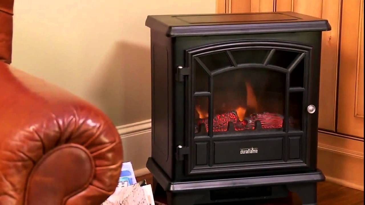 good duraflame freestanding electric stove dfs 550blk youtube fireplace remote control not working photo
