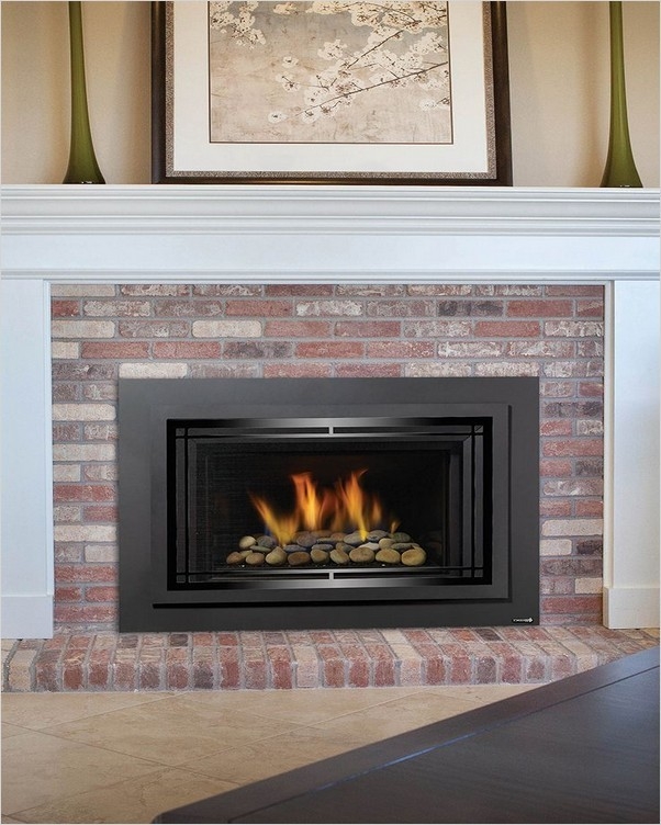 good √√ indoor gas fireplace insert | home interior exterior decor &amp; design small ventless gas fireplace picture