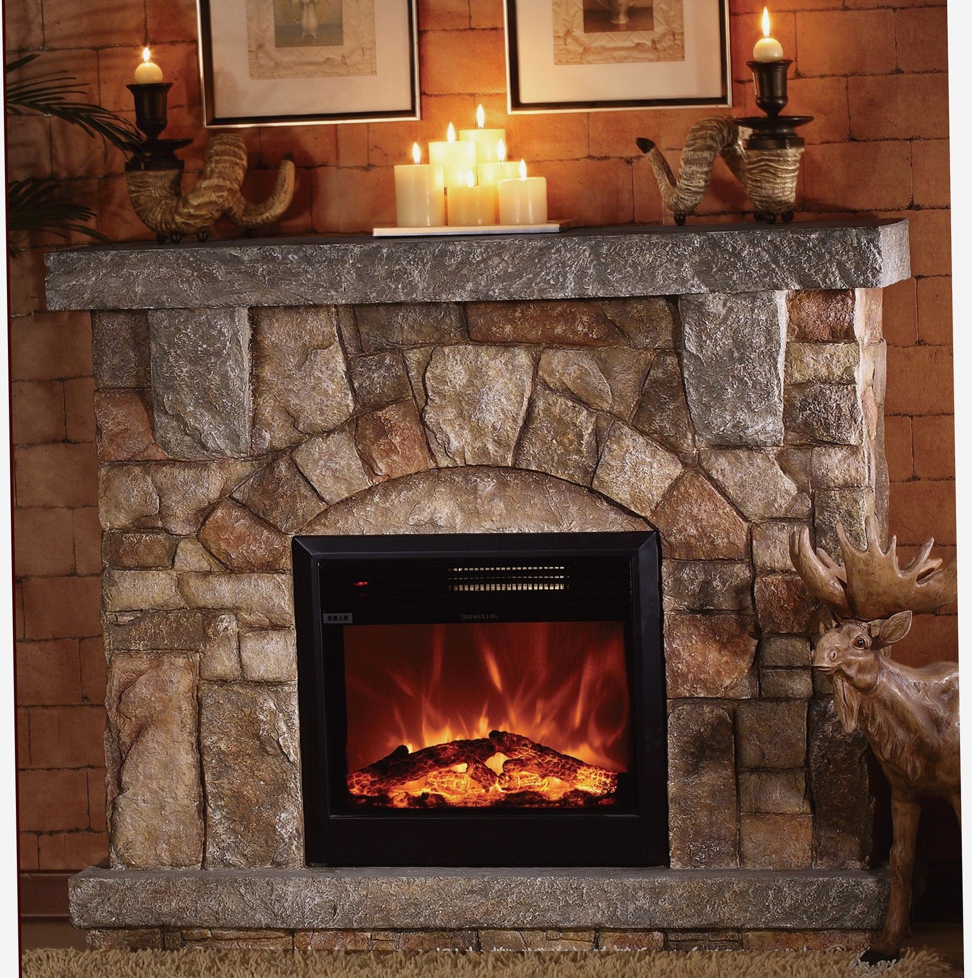 good elektro kamin mantels umgibt #kamin | stone electric fireplace small electric fireplace insert picture