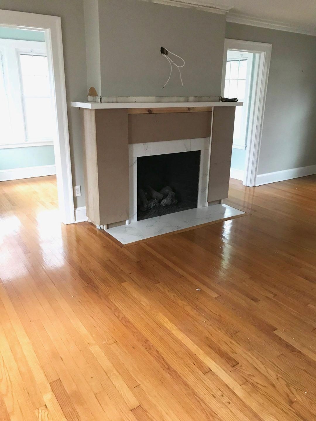 good fireplace makeover before and after covering the brick with wood cover up brick fireplace picture
