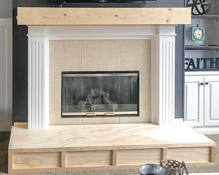 good how to build a raised fireplace hearth repurpose life | fireplace raised hearth fireplace makeover pics