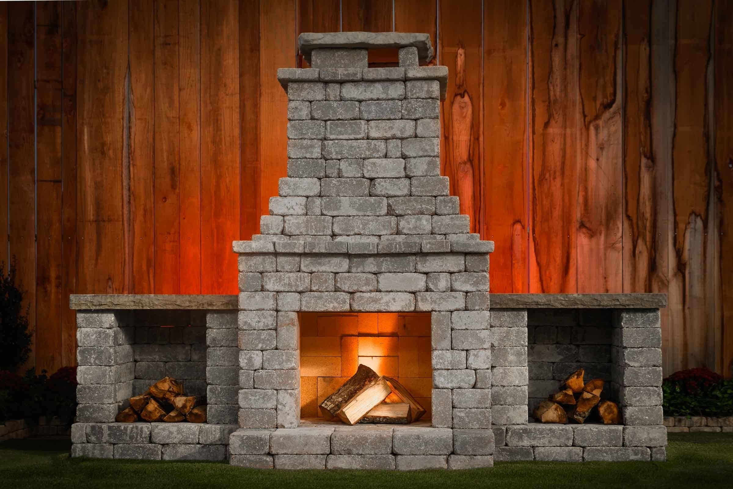 good outdoor fireplace kits | shop romanstone for impressive kits you can outdoor fireplace frame kit image