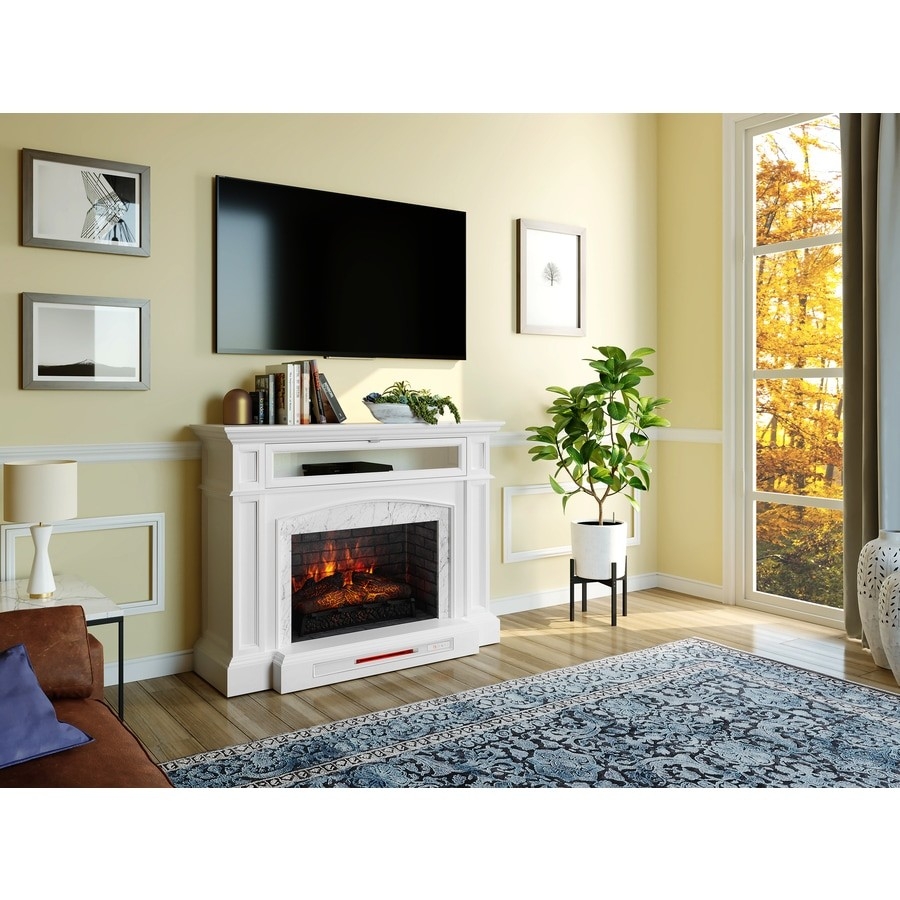 good white flat wall electric fireplaces at lowes wall mounted fireplace lowes picture
