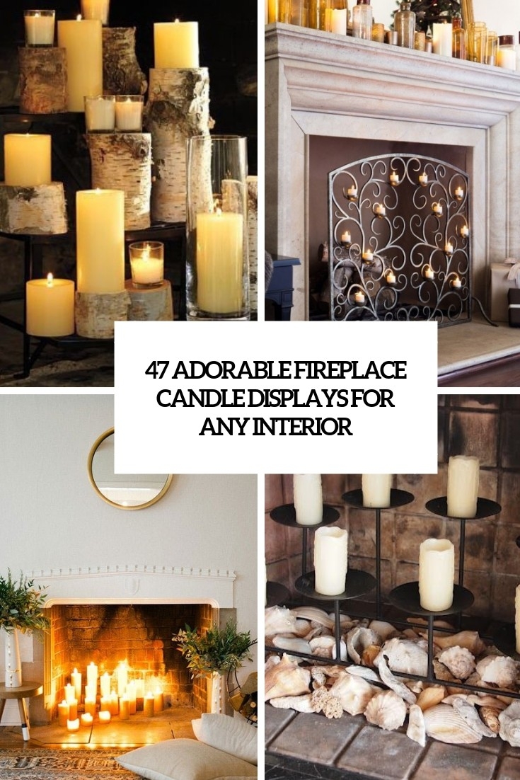 Brilliant Candles In Fireplace Images Comparison