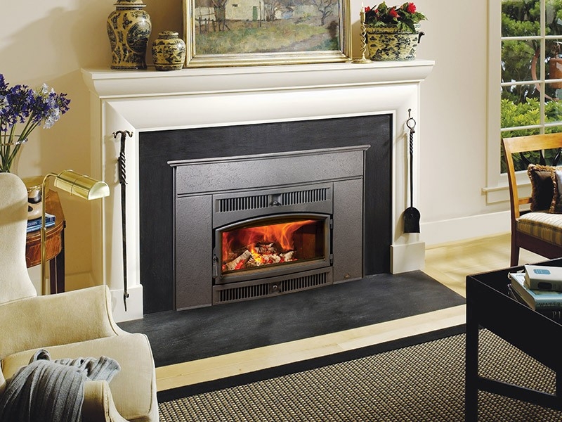 gorgeous lopi cape cod flush wood hybrid fyre wood insert mazzeo's stoves flush wood burning fireplace inserts photo