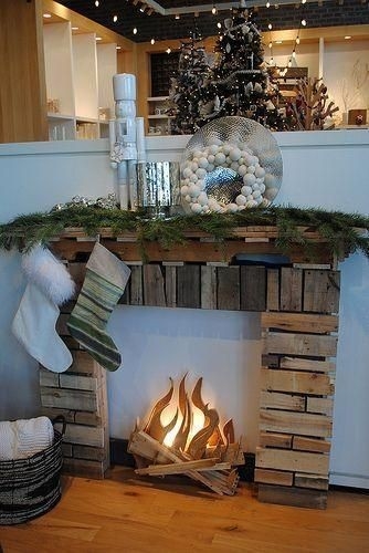 gorgeous pintrudee on arts and crafts: make it!! | christmas fireplace, fake how to make a fake fireplace for christmas photo