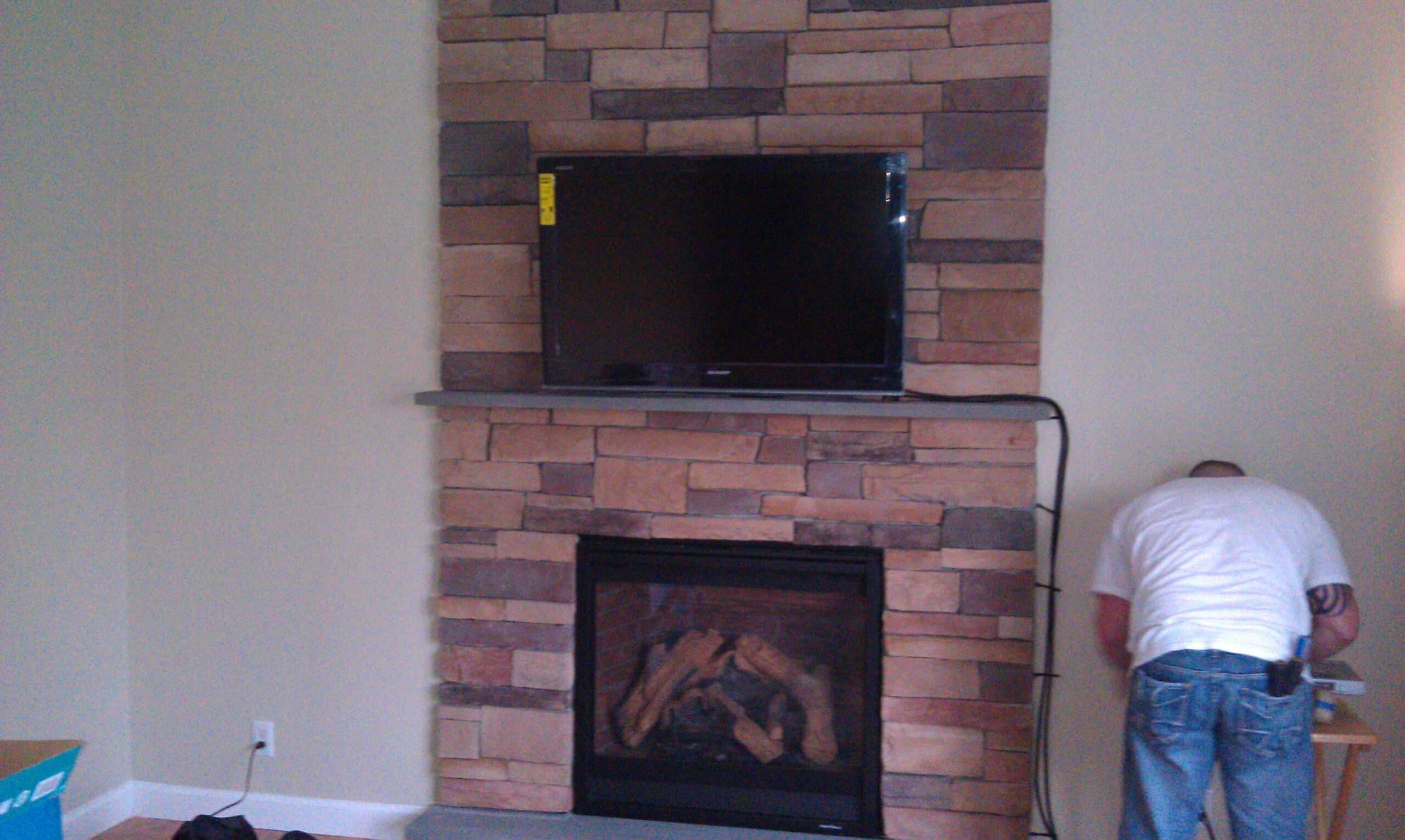 Wonderful How To Hide Wires For Wall Mounted Tv Over Fireplace Top Rated