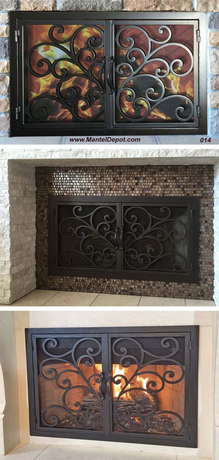 image of elegant hand forged fireplace door fd014 from mantel depot custom made fireplace screen doors home depot image
