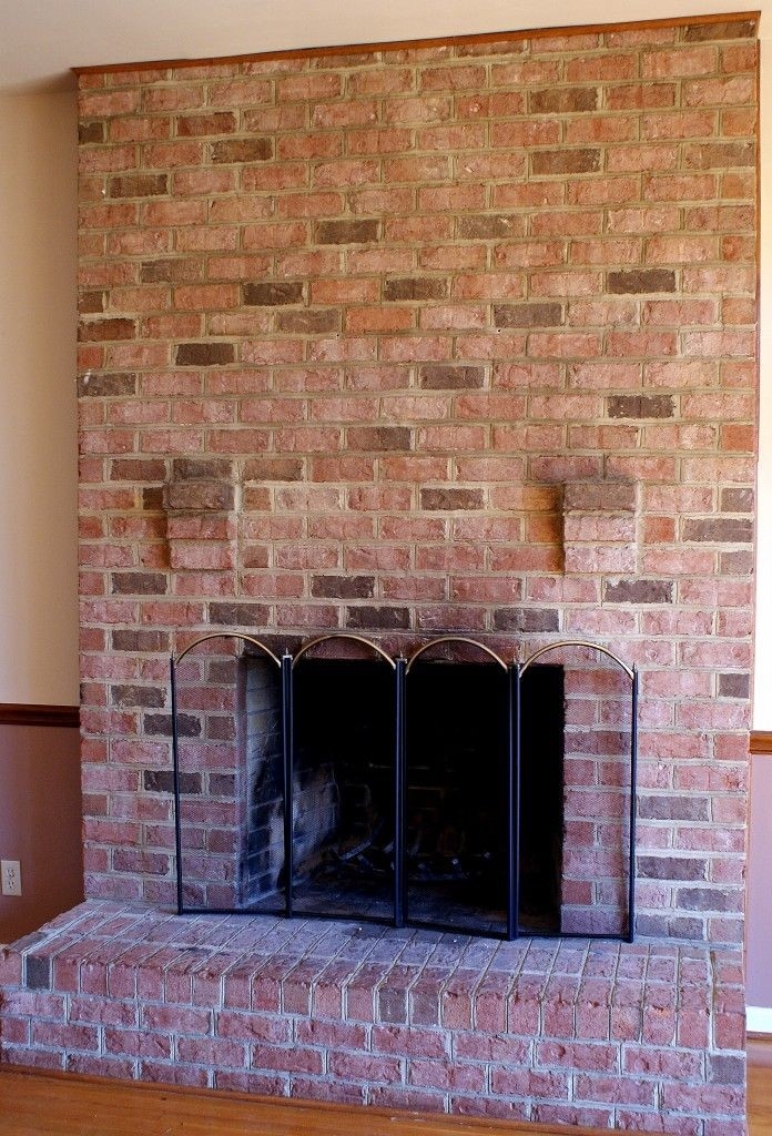 image of found on bing from www graindesigners | brick fireplace, fireplace ways to update a brick fireplace photo