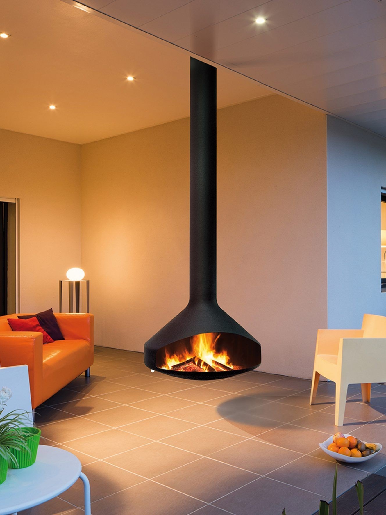 Cheap Mid Century Modern Outdoor Fireplace Sale