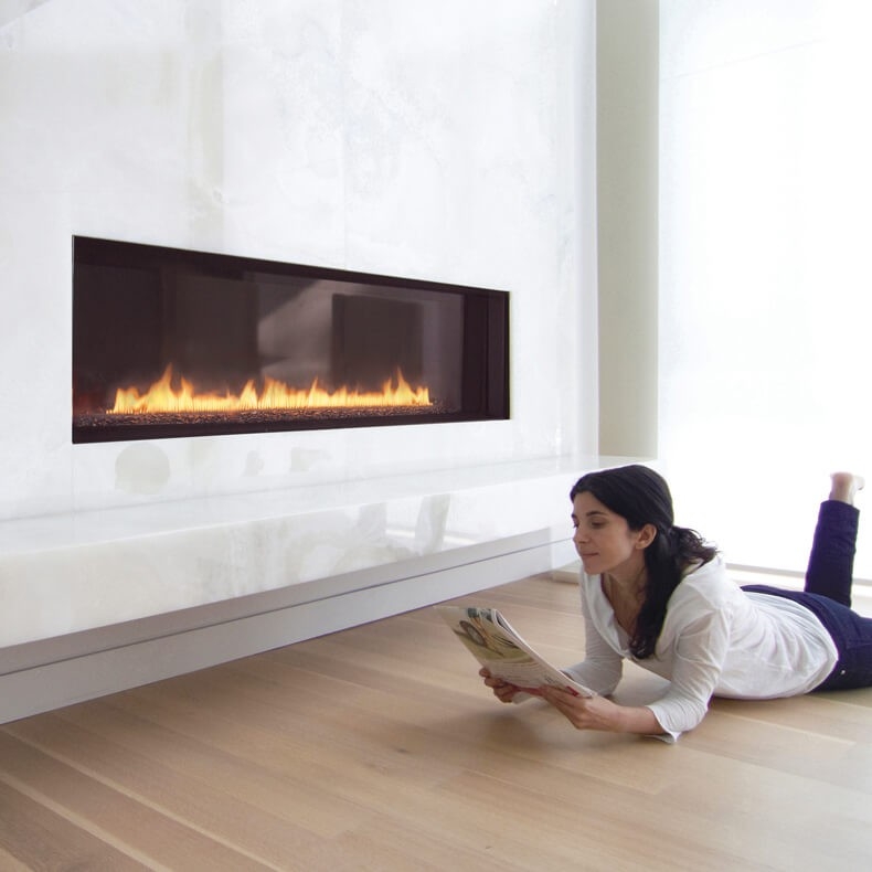image of spark showcase spark modern fires ribbon fireplaces vent free image