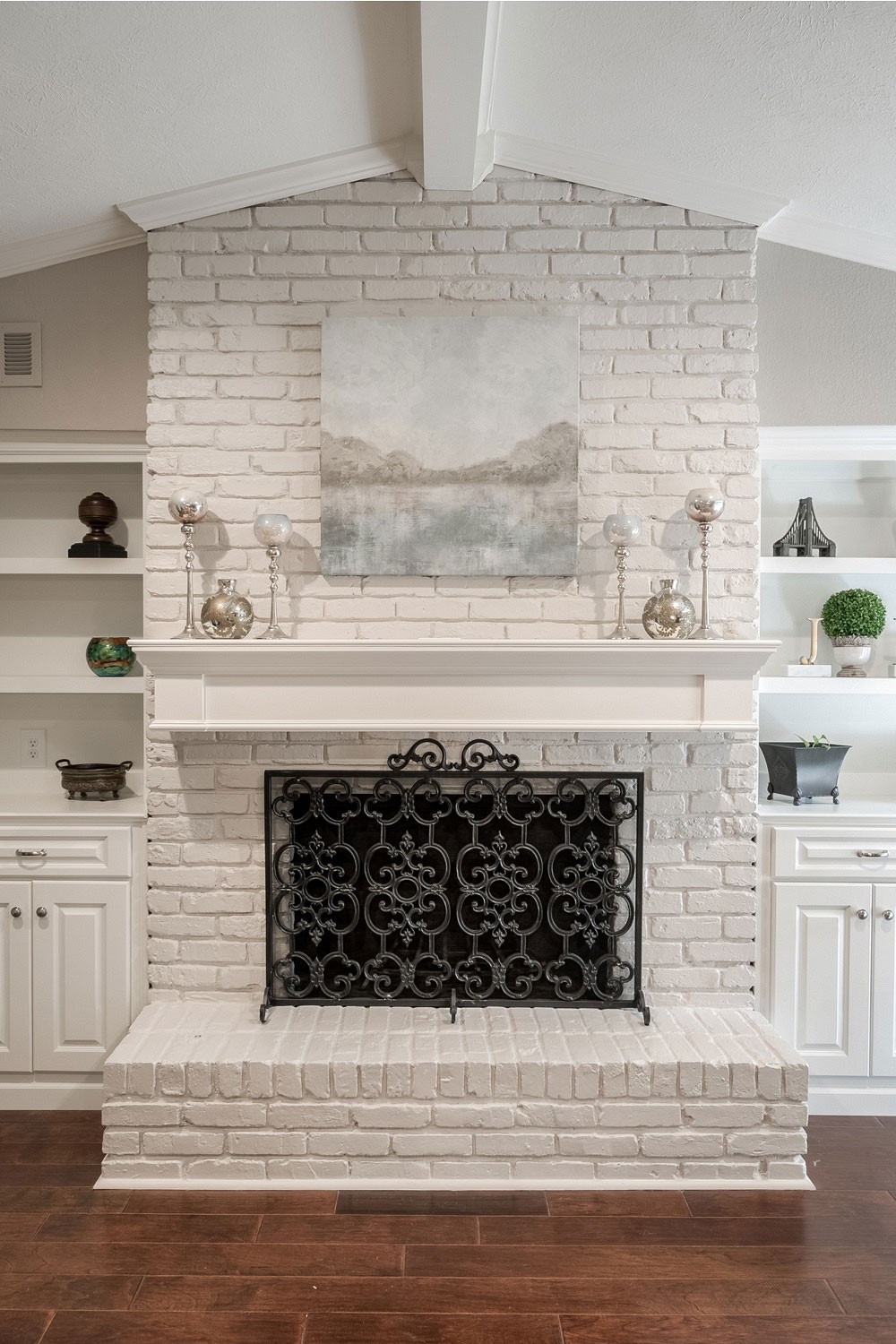 inspirational 42 painted brick fireplace ( gorgeous color ) brick fireplace pictures of painted fireplaces pics