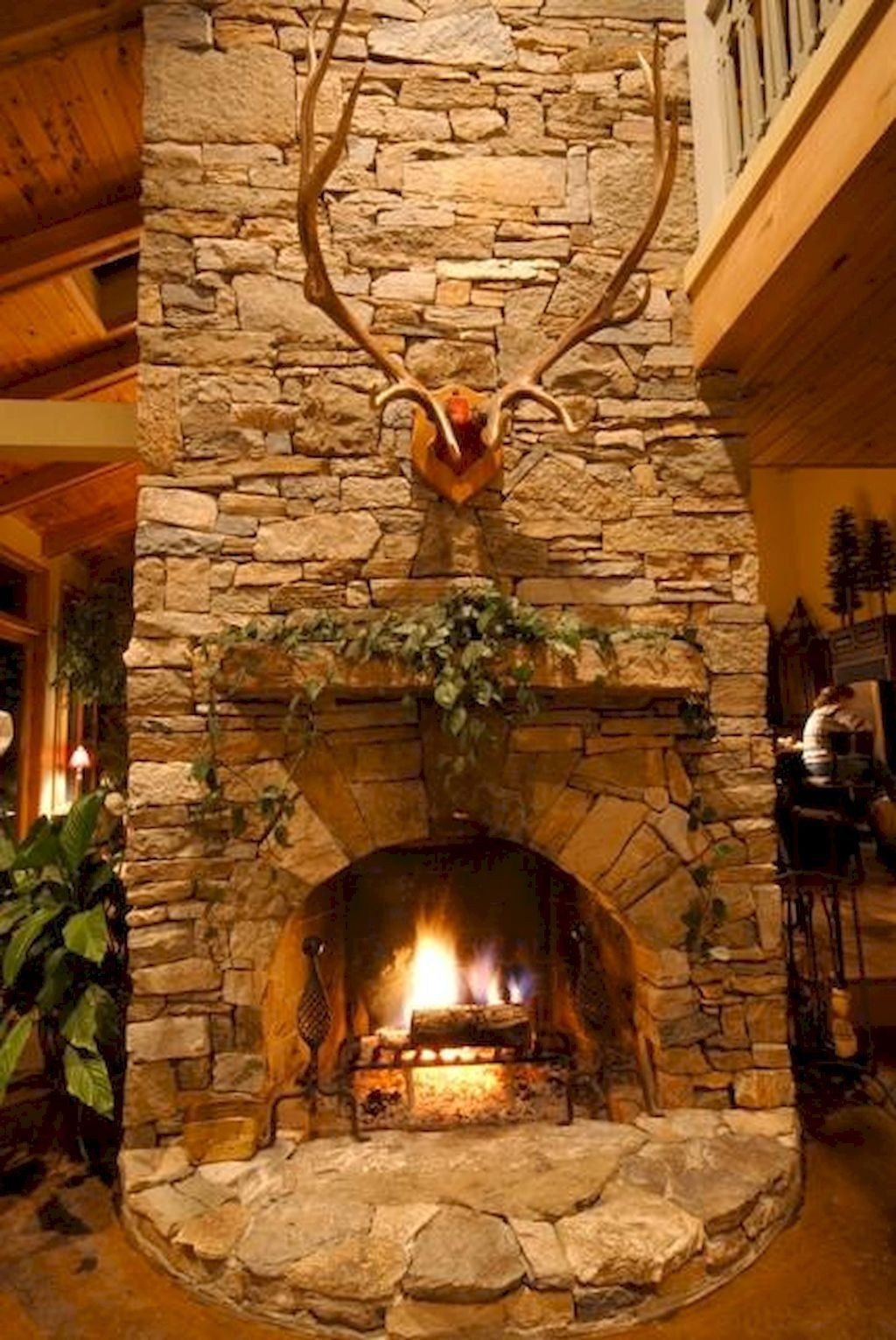 inspirational 85 rustic farmhouse fireplace makeover ideas | rustic farmhouse remodel stone fireplace ideas pics