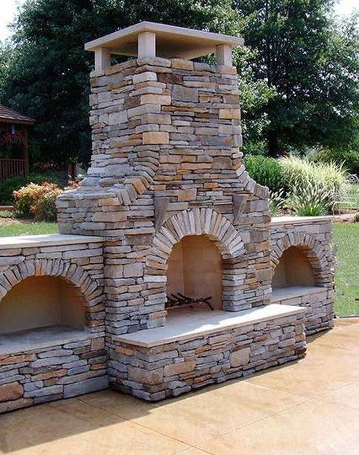 inspirational cool and extraordinary outdoor fireplace design ideas that will make outdoor fireplace kits wood burning pics