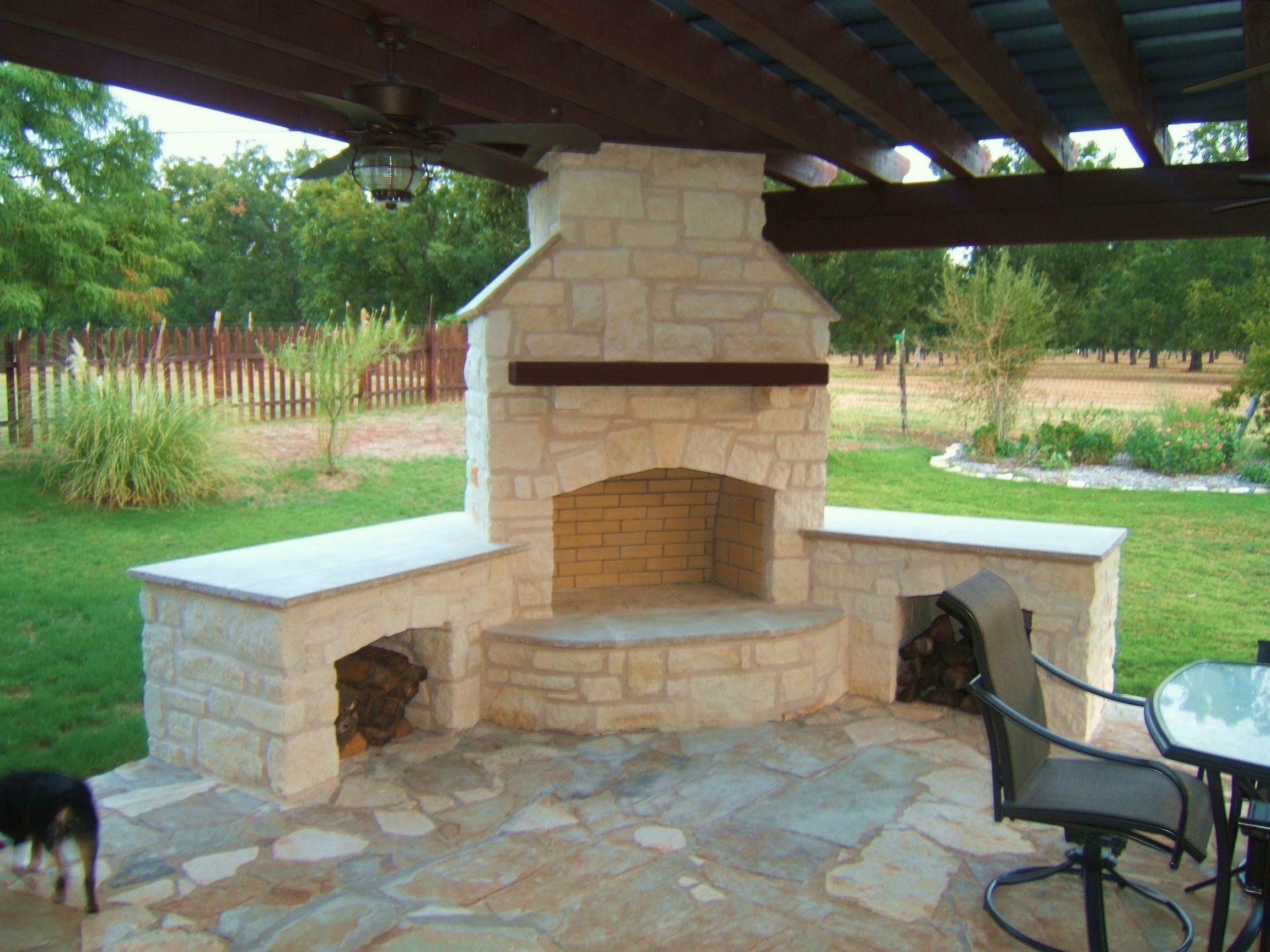 inspirational decksandmorebytate | backyard fireplace, outdoor pergola, outdoor outdoor brick fireplace ideas pics