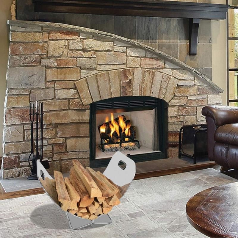 Gorgeous Where To Store Wood For Fireplace Sale