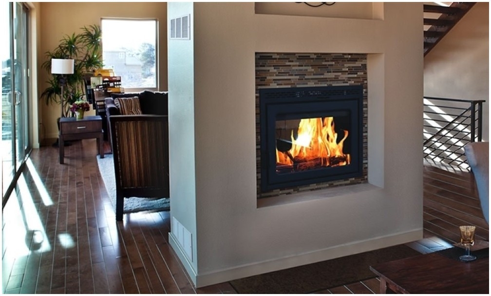 Inspirational Two Sided Fireplace Insert Brand