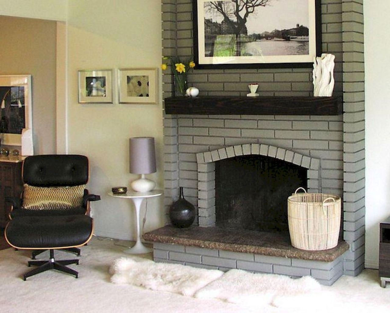 Amazing Brick Fireplace Paint Makeover Ideas Top Products