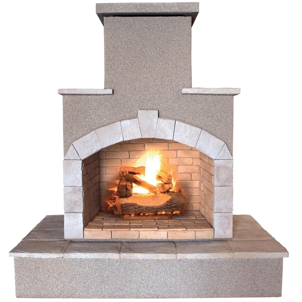 inspiring cal flame 78 in propane gas outdoor fireplace frp908 3 1 the home depot how to build outdoor gas fireplace pics