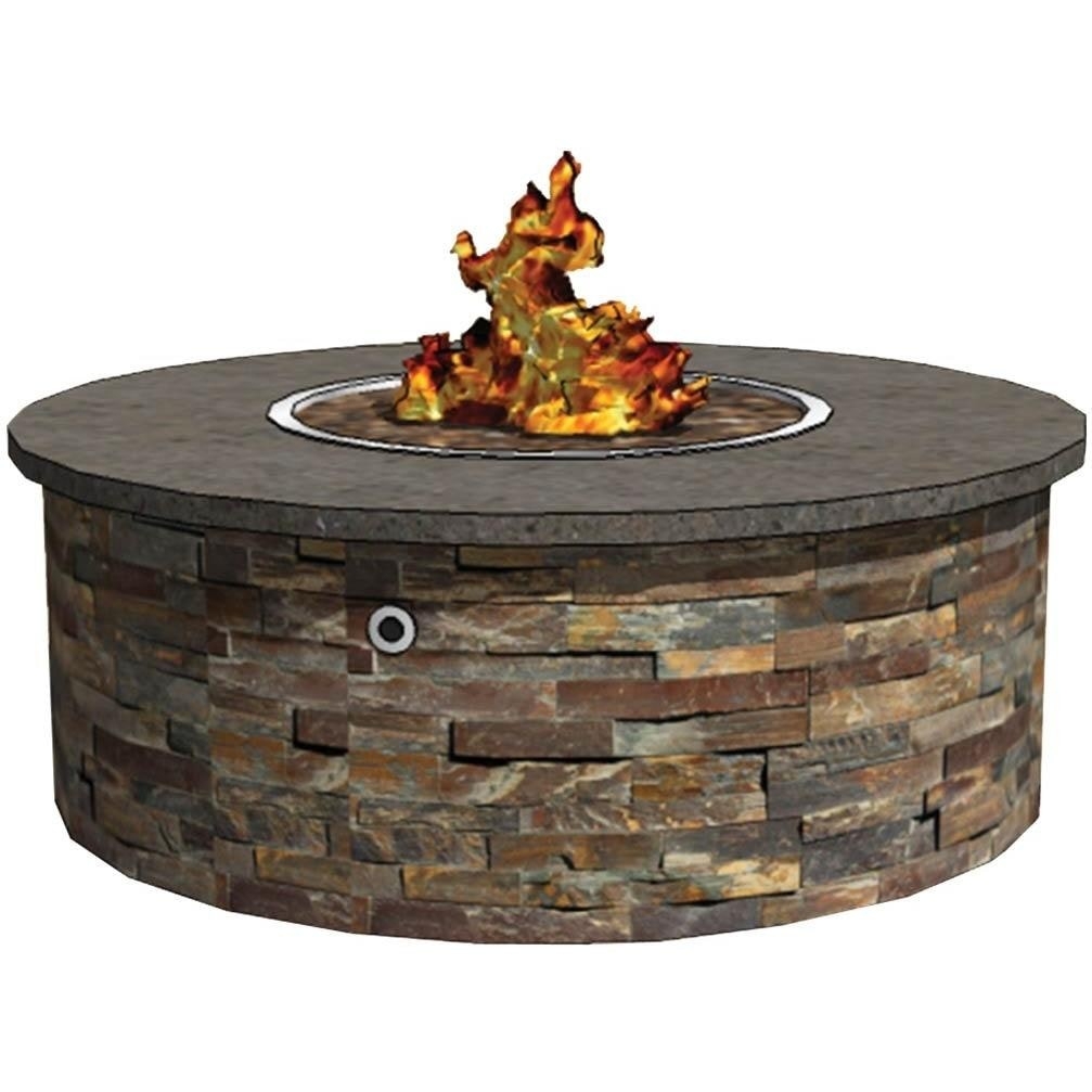 inspiring firegear 48 inch round ready to finish fire pit : bbqguys how to start gas fireplace with key pics