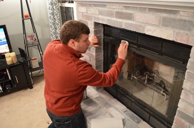 inspiring how to whitewash brick fireplace cleaning whitewash splatters on how to clean a slate fireplace hearth image
