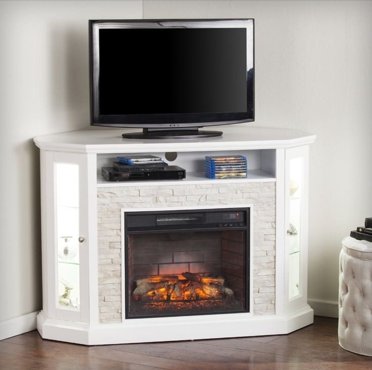 inspiring so cute! lowe's | corner fireplace tv stand, corner electric fireplace lowes electric fireplace tv stand image