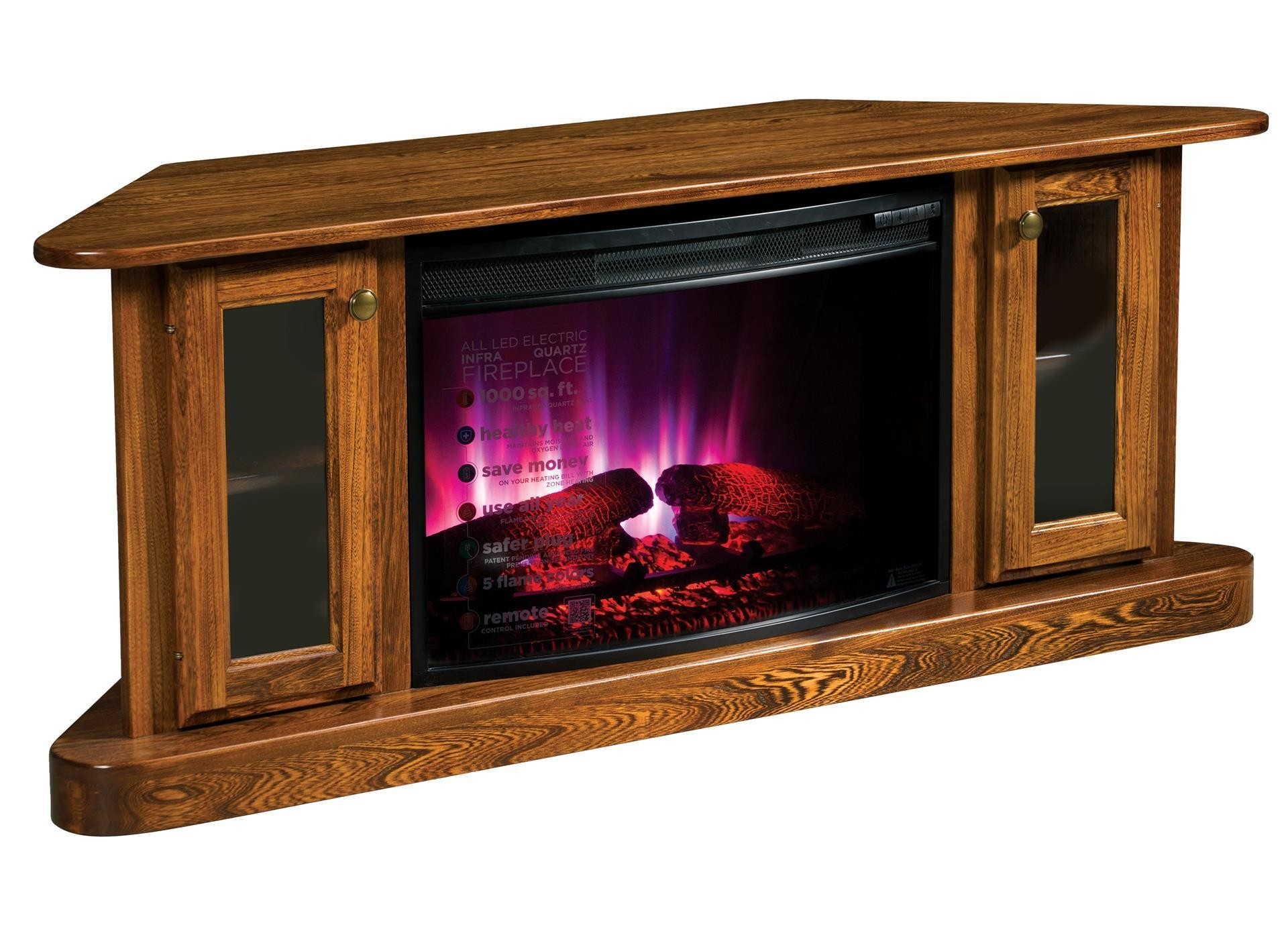 inspiring space saver: corner fireplace timber to table amish fireplace how does it work picture