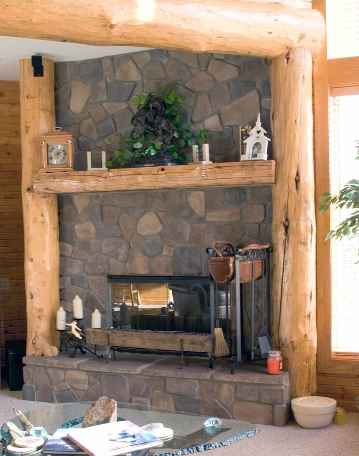 inspiring stone fireplace ideas | stone fireplace designs, faux stone veneer reface fireplace with stone veneer image