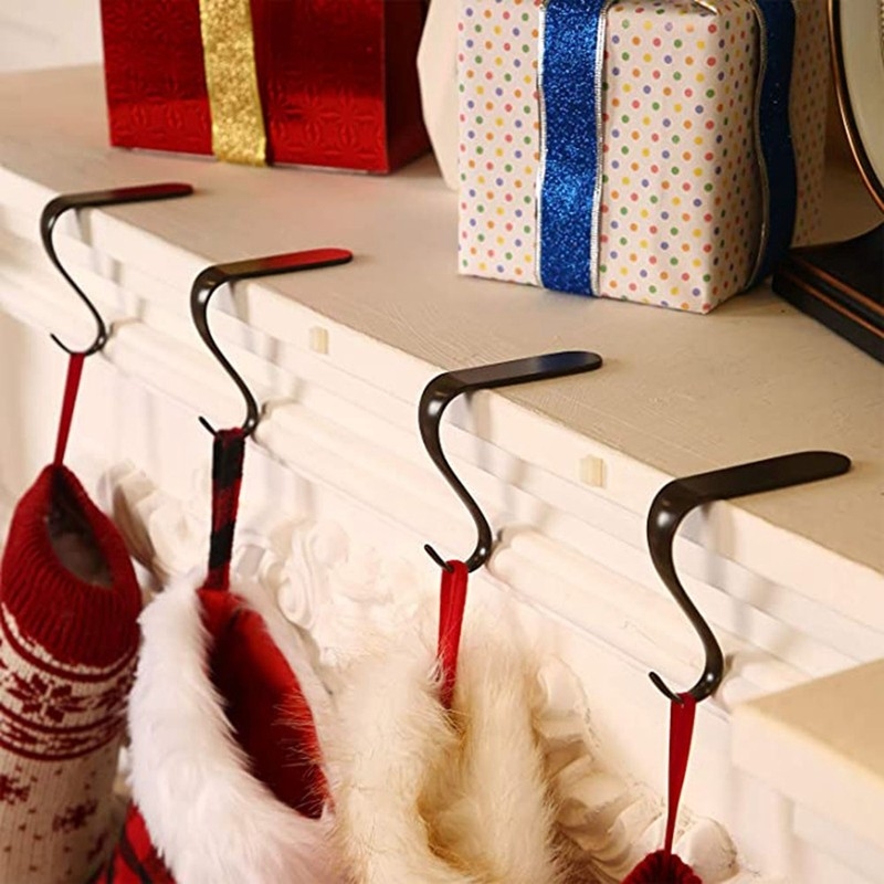 lowes 20x(christmas stocking holders metal mantel stockings hangers shelf christmas stocking holders for fireplace picture