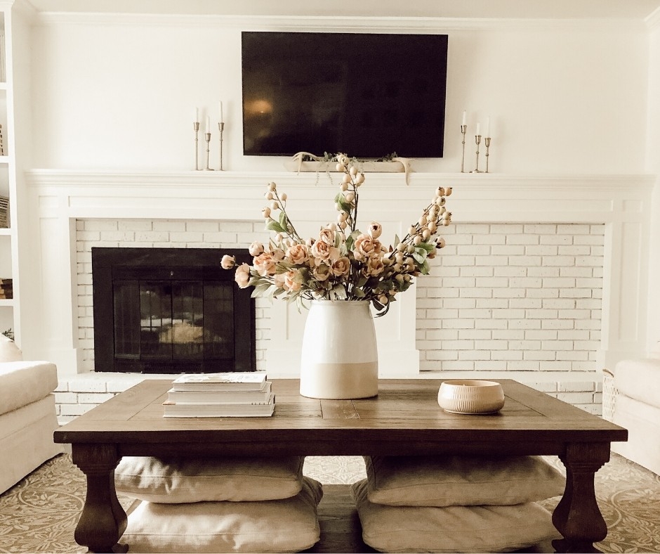 lowes diy fireplace makeover tutorial: before and after off center fireplace fireplace makeover ideas before after image