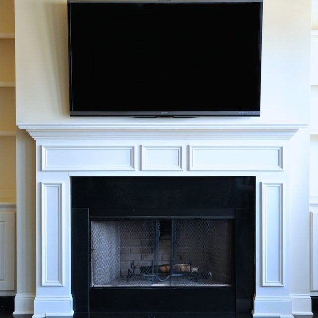 lowes how to mount a flat screen over the fireplace and hide the wires tv above fireplace hiding wires photo