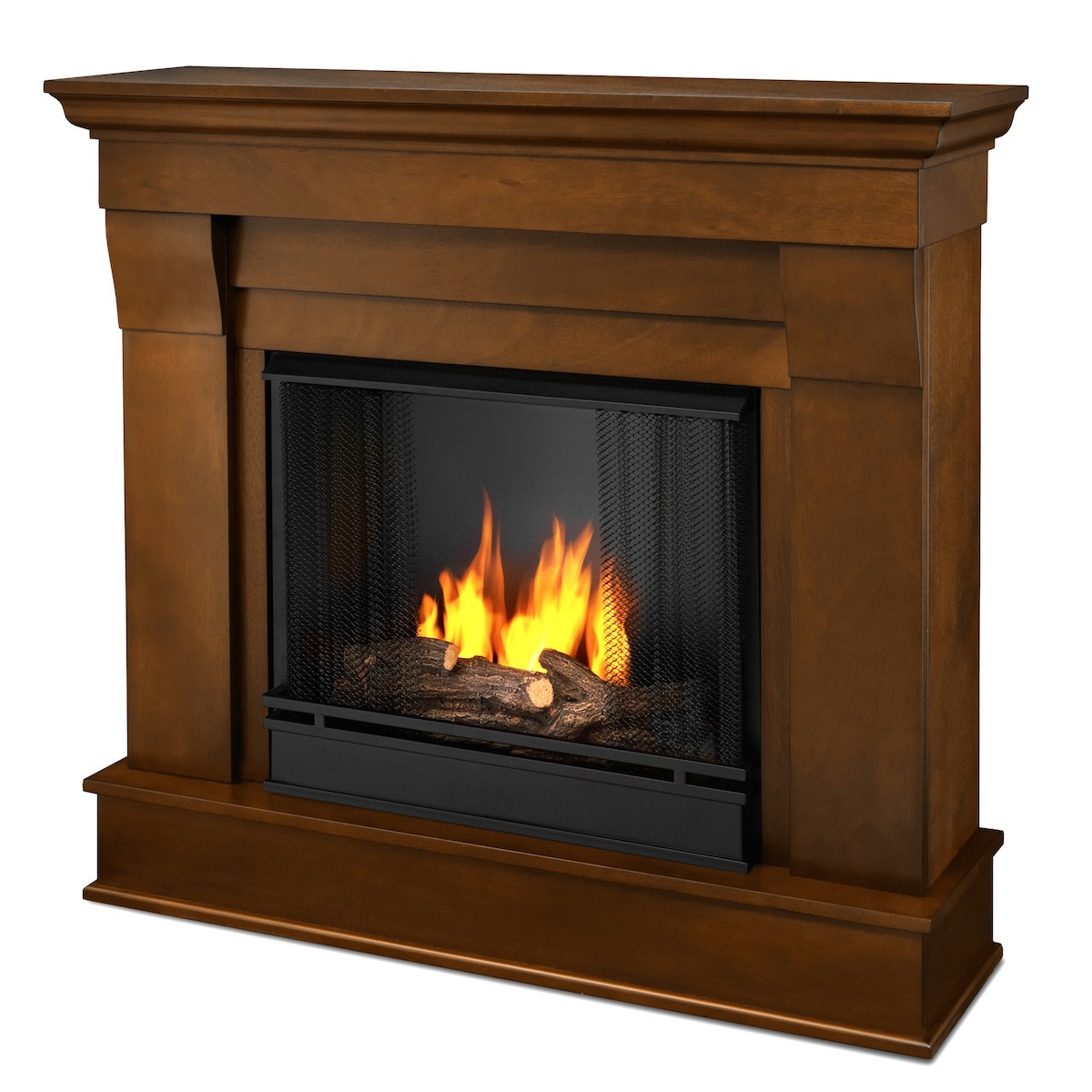 lowes real flame chateau ventless gel fireplace in espresso what is a gel fuel fireplace image