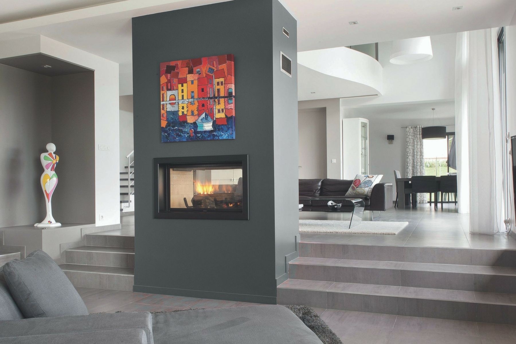 Remarkable Indoor Outdoor Wood Fireplace Double Sided Buying Guide