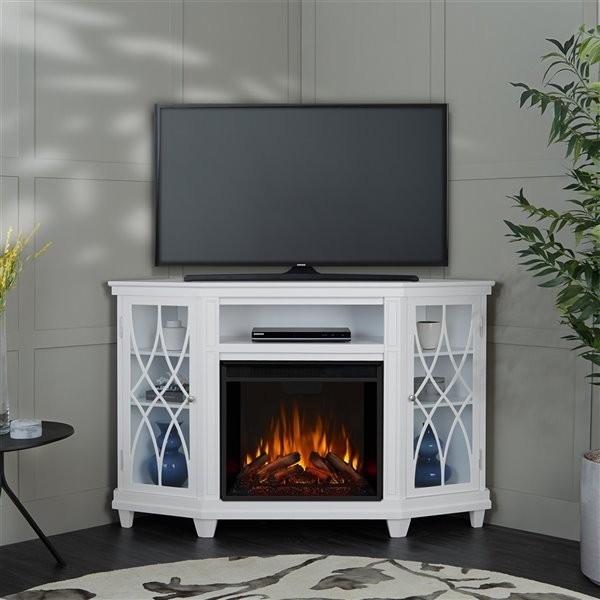 Brilliant Corner Electric Fireplace Lowes Best Deals