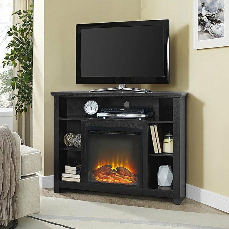 marvelous corner fireplace tv stand black storage cabinet electric target fireplace tv stand photo