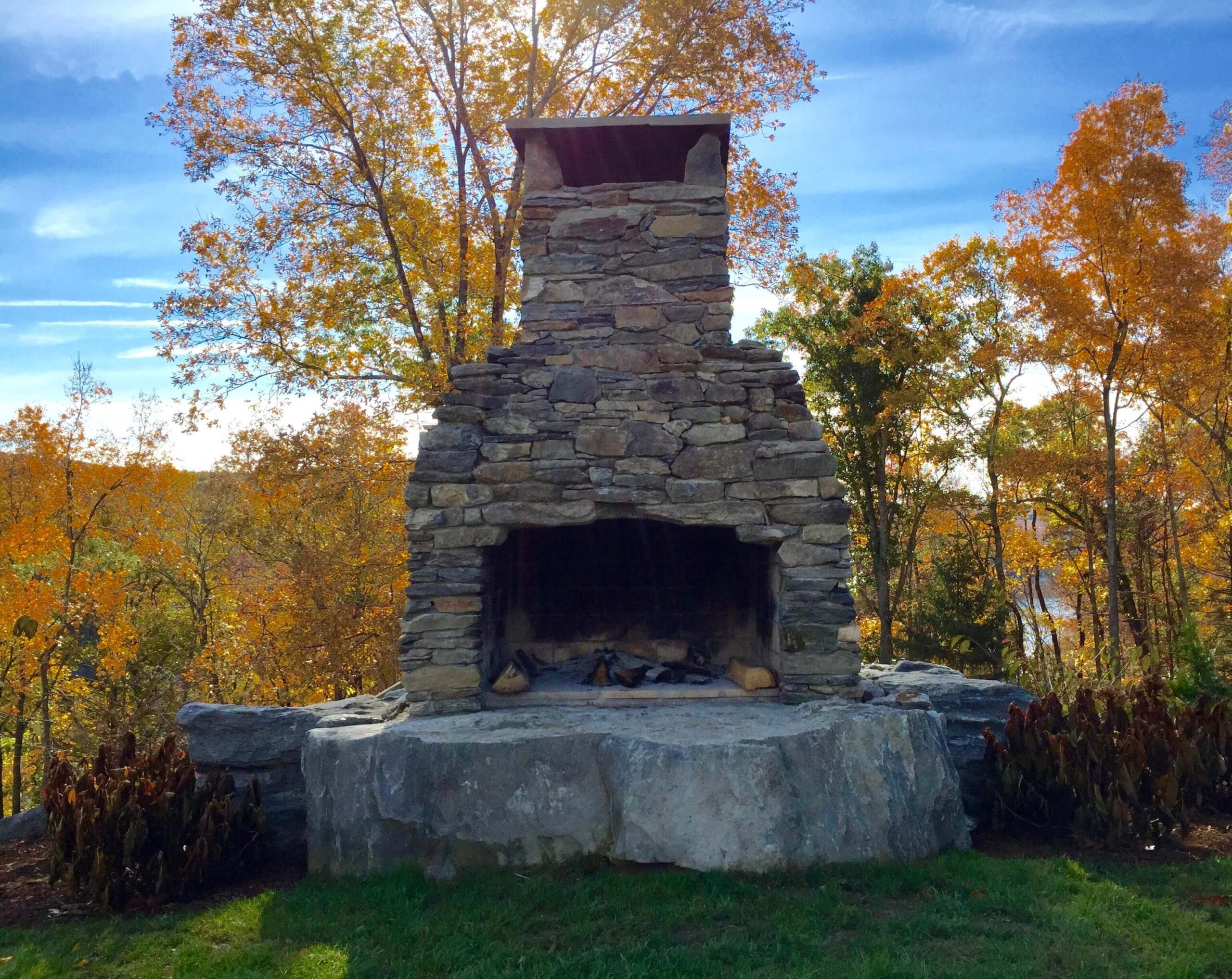 marvelous from kit to art your outdoor fireplace firefarm living how to build outdoor gas fireplace picture
