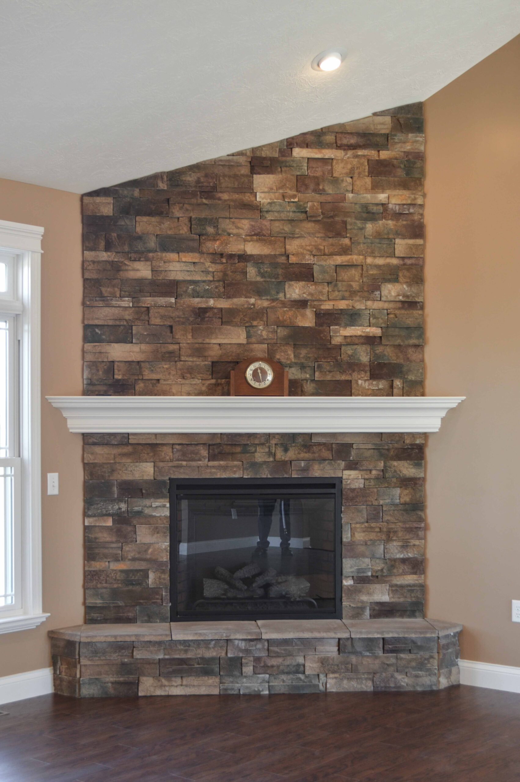 marvelous maletitaroja: dry stacked stone fireplace how to install stacked stone fireplace image