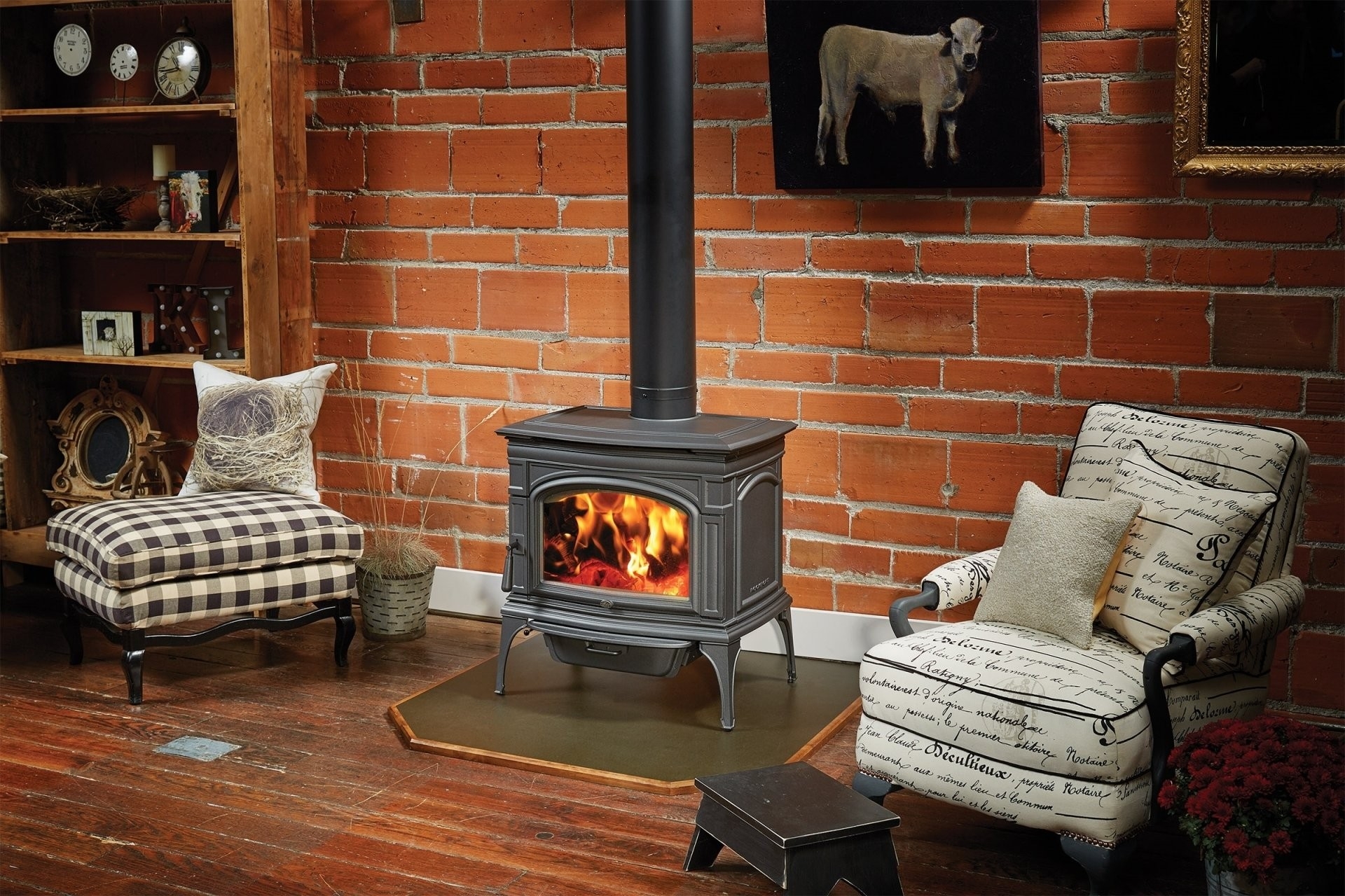 marvelous positive chimney & fire place wood stove gallery cadillac mi heaters that look like fireplaces image