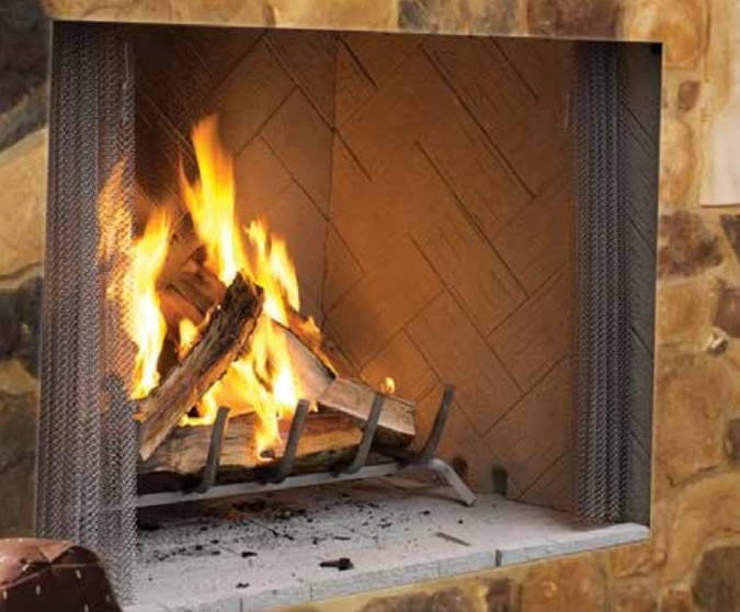 outstanding 42" large outdoor wood fireplacesuperior | fine's gas outdoor fireplace kits for sale picture