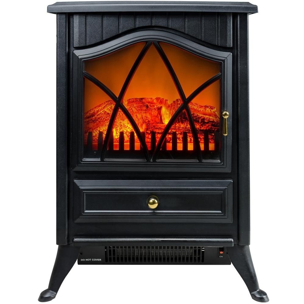 outstanding akdy 400 sq ft electric stove in black with vintage glass door electric fireplace heater home depot pics