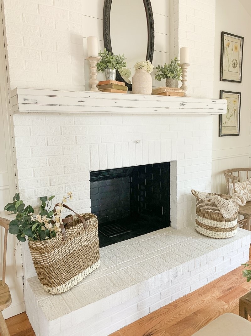 outstanding how to paint the inside of a fireplace sarah joy pictures of painted fireplaces pics