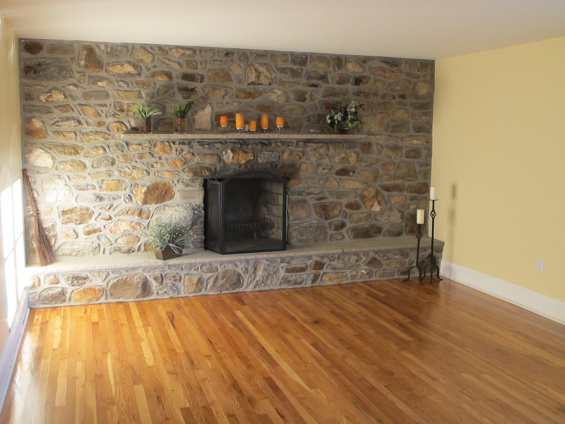 outstanding natural stone veneer fireplace | fireplace, hem inredning, möbler reface fireplace with stone veneer picture