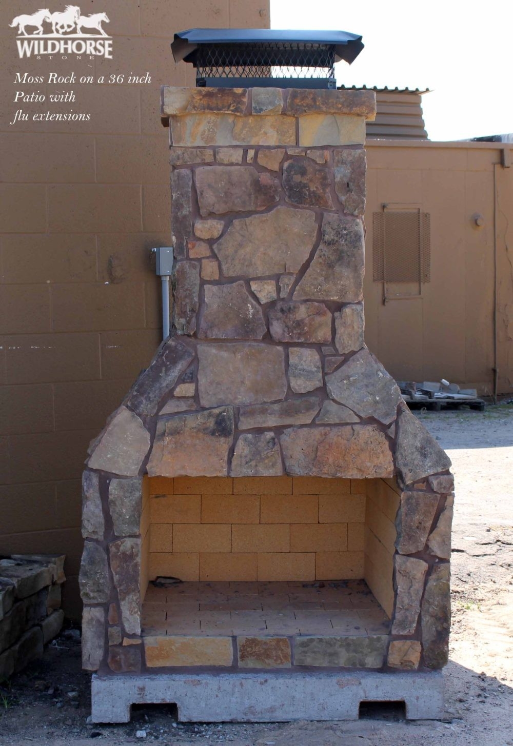 outstanding outdoor living kits | wichita ks | modular masonry kits general shale fireplace kit picture