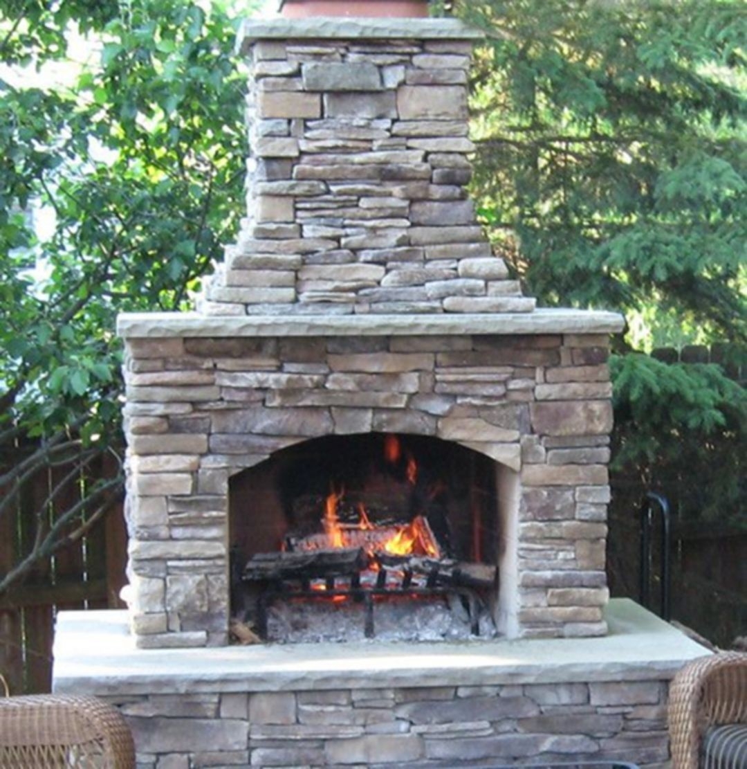 picture of 15 lovely outdoor fireplace ideas for your home outdoor | backyard outdoor fireplace insert kit photo