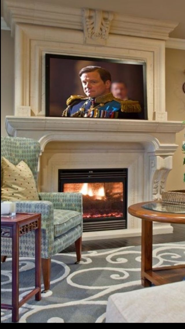 Outstanding Decorating Fireplace With Tv Over It Best Buy