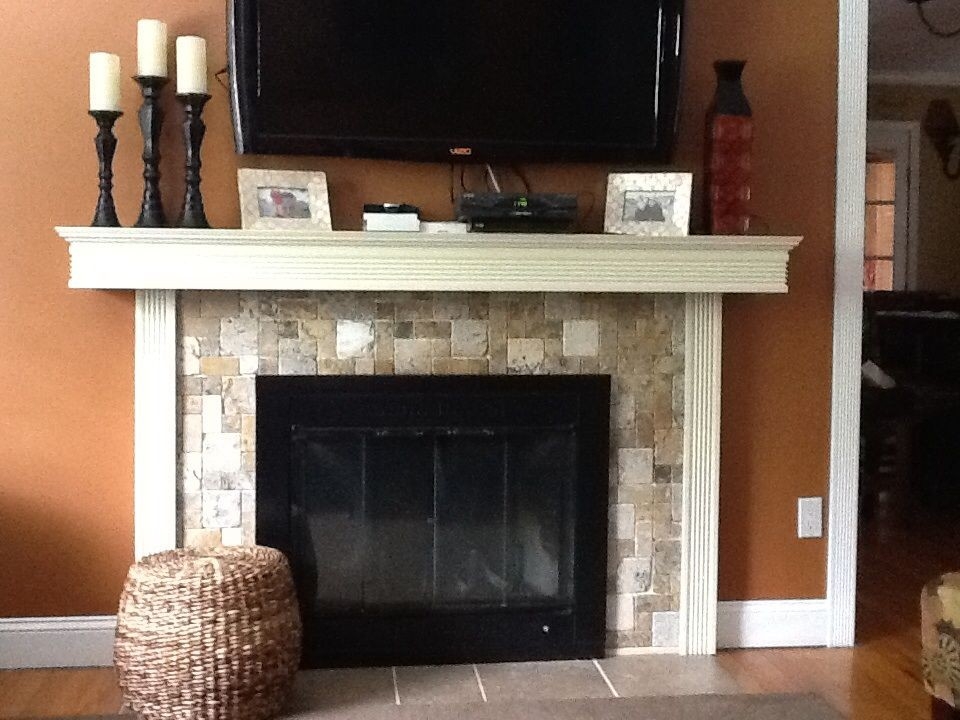 remarkable fireplace redo | fireplace redo, fireplace, home decor how to redo a fireplace image