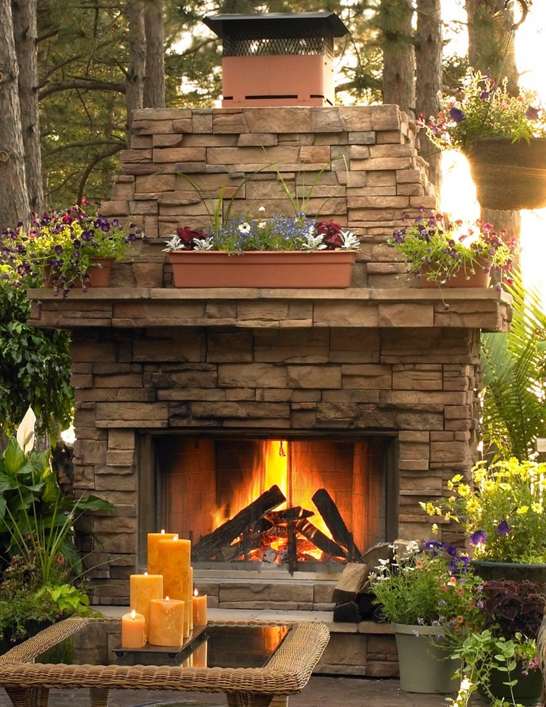 remarkable portfolio traditional patio milwaukee the fire place ltd | houzz fireplace and patio place photo