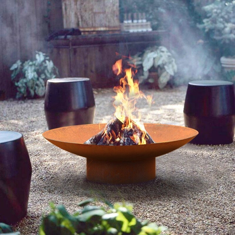 remarkable tucson 60cm fire pit | milkcan outdoor products outdoor fireplace kits australia pics