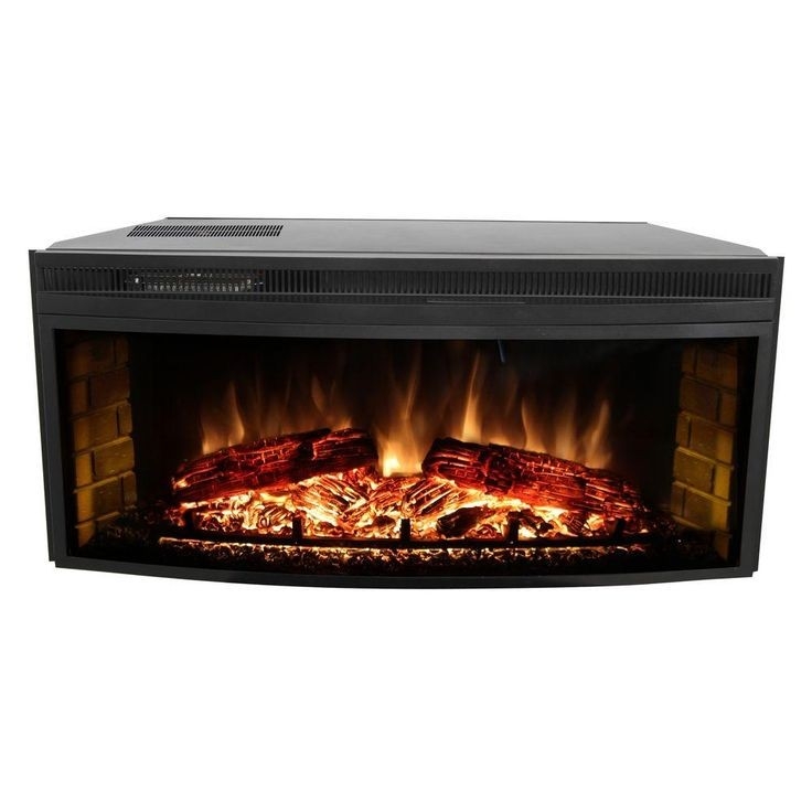 splendid muskoka 43 in curved electric fireplace insert mfb42wsc the home home depot fireplace inserts image