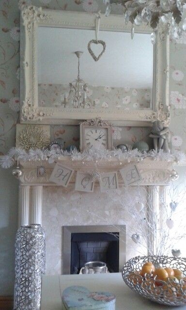 splendid shabby chic fireplace shabby chic brick fireplace photo